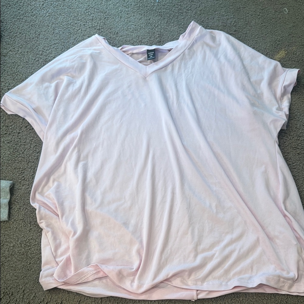 SHEIN White Oversized Short Sleeve T-Shirt